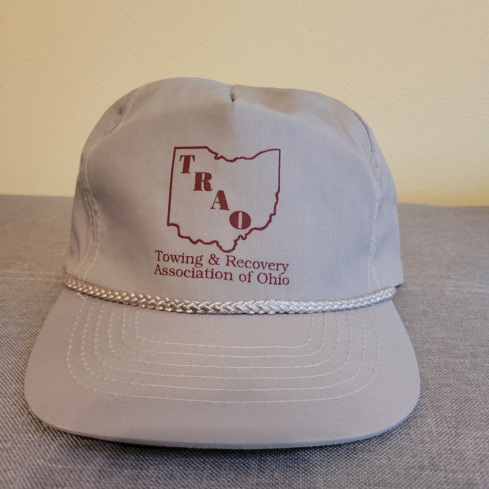 Otto Towing And Recovery Association of Ohio Vintage Rope Braid Hat Cap